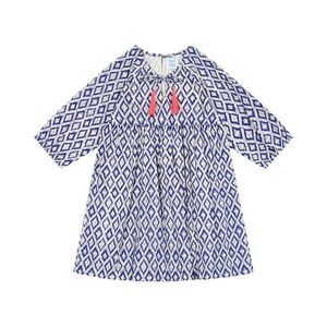 Mer St. Barth Girls  Sara Dress, Blue